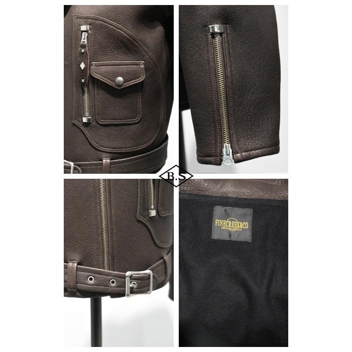 ファインクリーク＆コー FINECREEK＆CO レザージャケット ACJK058