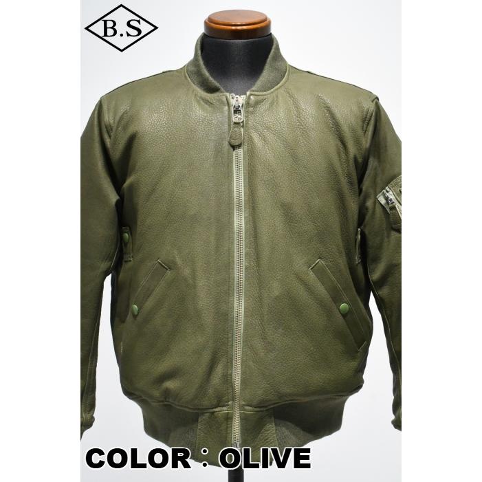 シーワークス CWORKS レザージャケット CWJK028 LEA MA-1タイプ