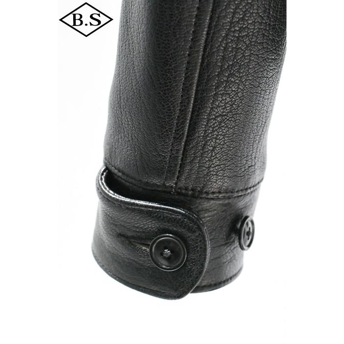 ファインクリーク＆コー FINECREEK＆CO レザージャケット ACJK062 Arrow Goat BLACKの画像