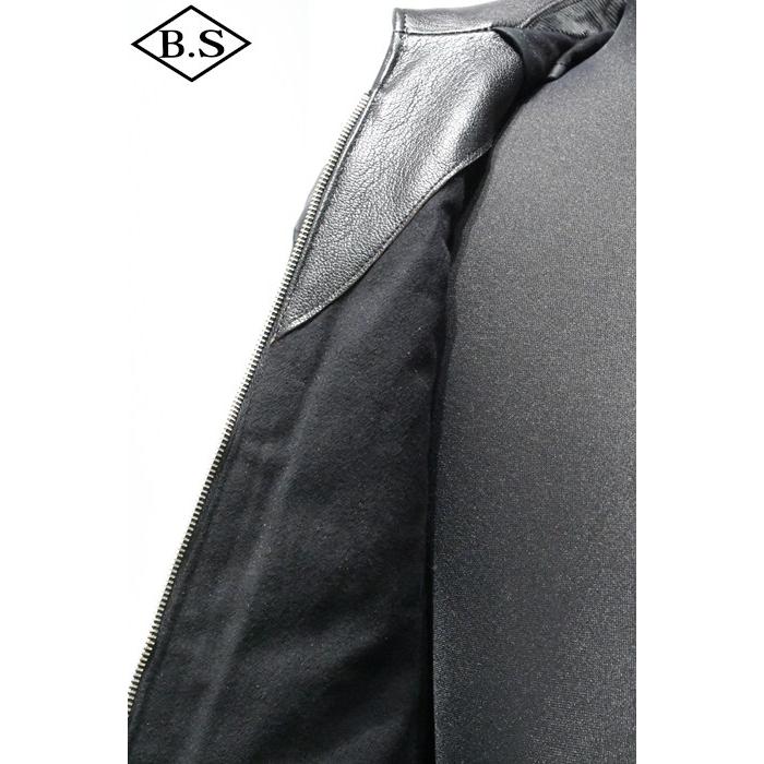 ファインクリーク＆コー FINECREEK＆CO レザージャケット ACJK062 Arrow Goat BLACKの画像