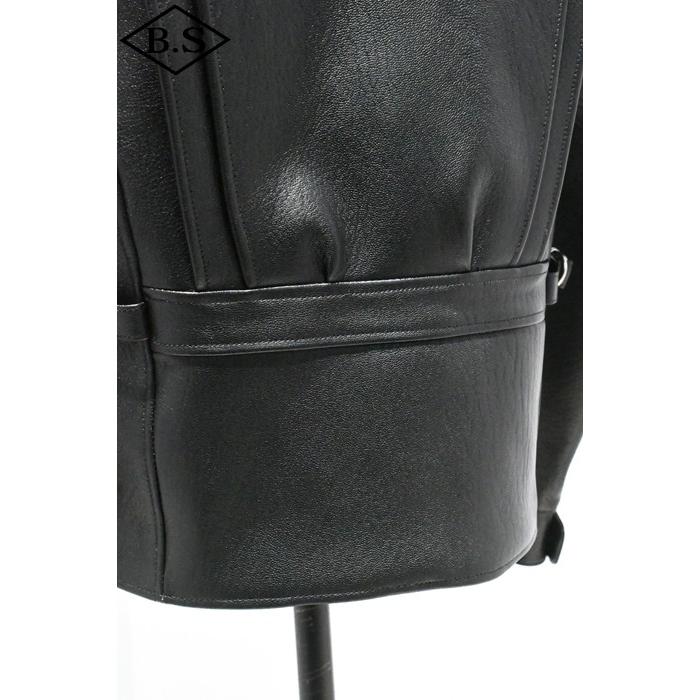 ファインクリーク＆コー FINECREEK＆CO レザージャケット ACJK062 Arrow Goat BLACKの画像