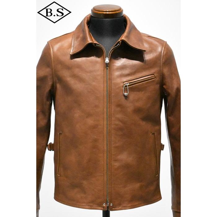 Schott◇キルテッドパッドライダースレザージャケット・ブルゾン/M