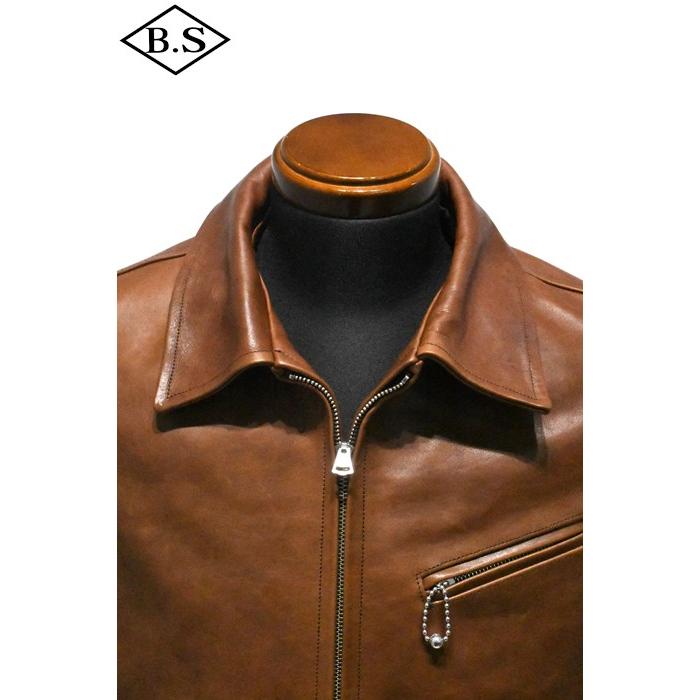 TED MAN(TED COMPANY)◇A-2/フライトジャケット/42/馬革/BRW/プリント