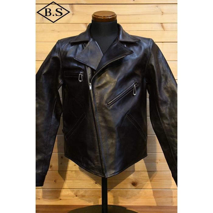 ファインクリーク＆コー レザージャケット FINECREEK＆CO ACJK036 LONG HILL ロングヒル BROWN ブラウンの画像