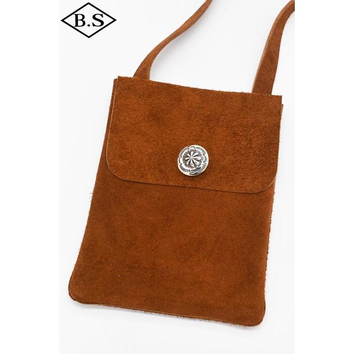 フルカウント x マウントヒル FULLCOUNT x Mt.hill バッグ 6031 Suede Medicine Shoulder Bag (24AW) (コラボレーションアイテム）の画像
