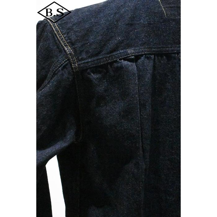 フルカウント FULLCOUNT Gジャン 2107SSW Type 1 Denim Jacket (Super Smooth) (One Wash) ファースト インディゴ ワンウォッシュの画像
