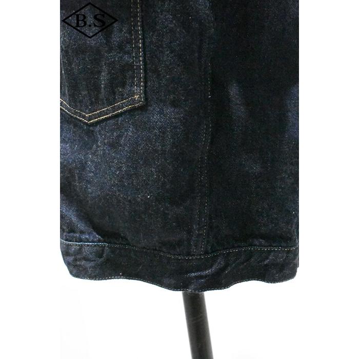 フルカウント FULLCOUNT Gジャン 2107SSW Type 1 Denim Jacket (Super Smooth) (One Wash) ファースト インディゴ ワンウォッシュの画像