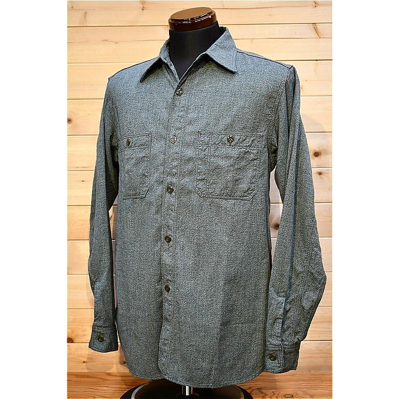 純正早割 フルカウント 長袖シャツ FULLCOUNT 4058 Covert Chambray