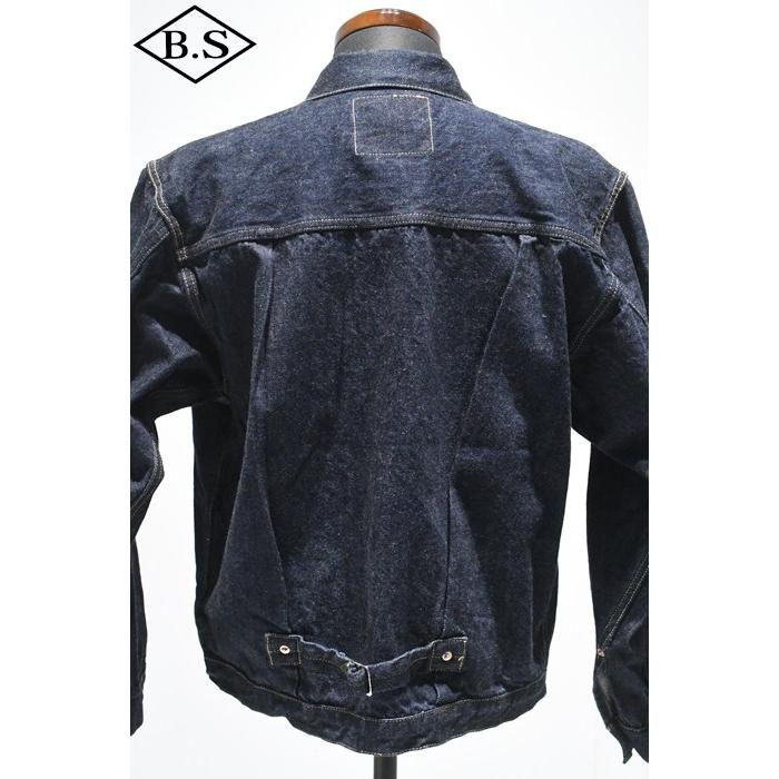 フルカウント FULLCOUNT Gジャン 2107W-20 Type 1 Denim Jacket ファースト タイプデニム ジャケット 13.7OZ インディゴ ワンウォッシュの画像