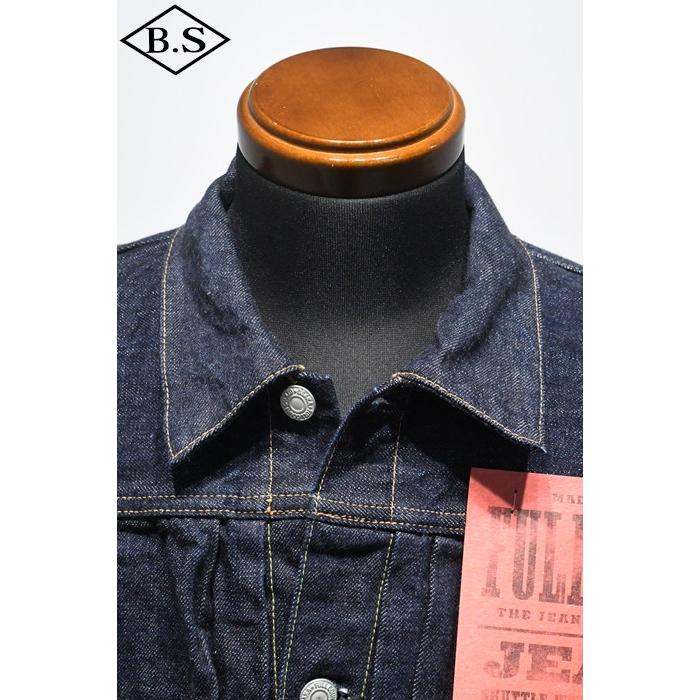 フルカウント FULLCOUNT Gジャン 2107W-20 Type 1 Denim Jacket ファースト タイプデニム ジャケット 13.7OZ インディゴ ワンウォッシュの画像