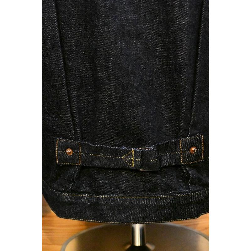 フルカウント FULLCOUNT Gジャン 2107W-20 Type 1 Denim Jacket ファースト タイプデニム ジャケット 13.7OZ インディゴ ワンウォッシュの画像
