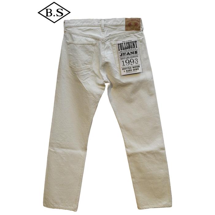 パンツ FULLCOUNT 1108EC size40 FULLCOUNT フルカウント パンツ 1108EC Ecru Selvedge Slim