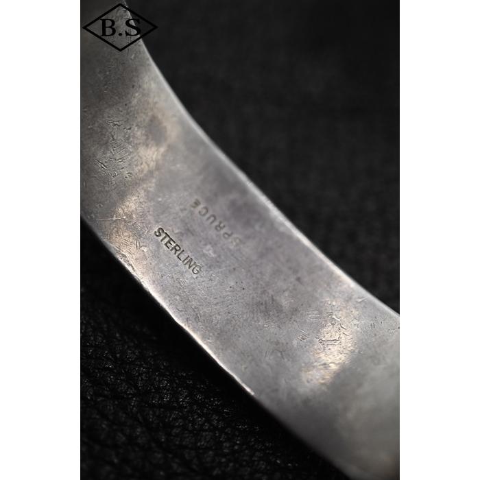 インディアンジュエリー INDIAN JEWELRY 小物 バングル C10-157 タオス族 Sonny Spruce ソニー・スプルース キャリコレイク ターコイズの画像