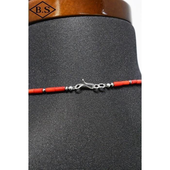 インディアンジュエリー INDIAN JEWELRY 小物 ネックレス FN36-014 ナバホパール バンブーコーラル 60cm