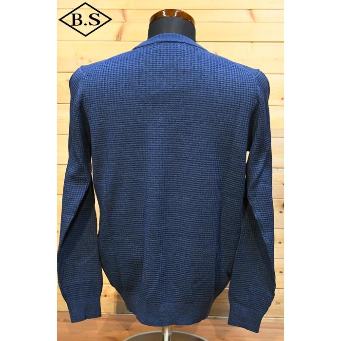 ムーンキャッスル MOONCASTLE ニット M2204 WAFFLE DENIM KNIT｜barnstormer2｜04