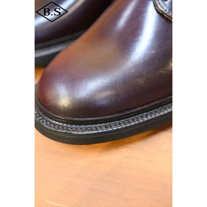 メイカーズ MAKERS 革靴 CDVN-09 CORDOVAN PLANE BOOTS プレーン ブーツ  BURGUNDY バーガンディーの画像