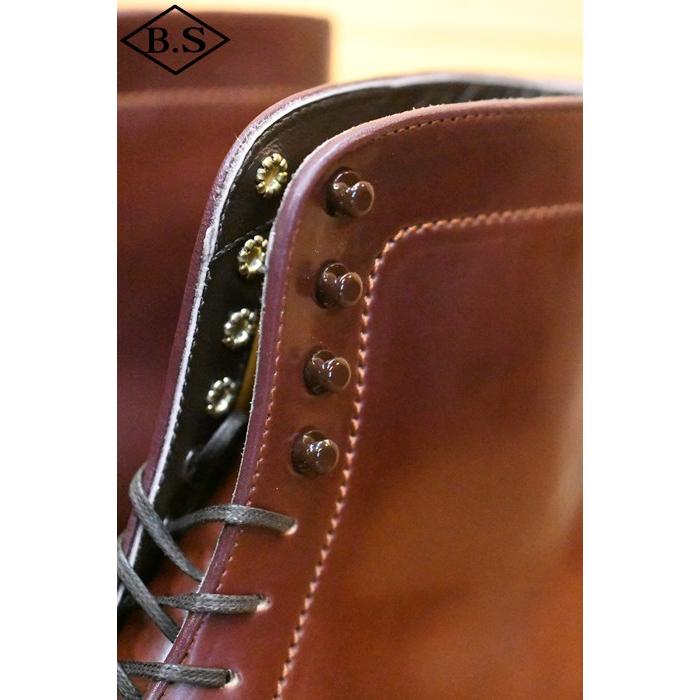 メイカーズ MAKERS 革靴 CDVN-09 CORDOVAN PLANE BOOTS プレーン ブーツ  #2 ナンバー2の画像