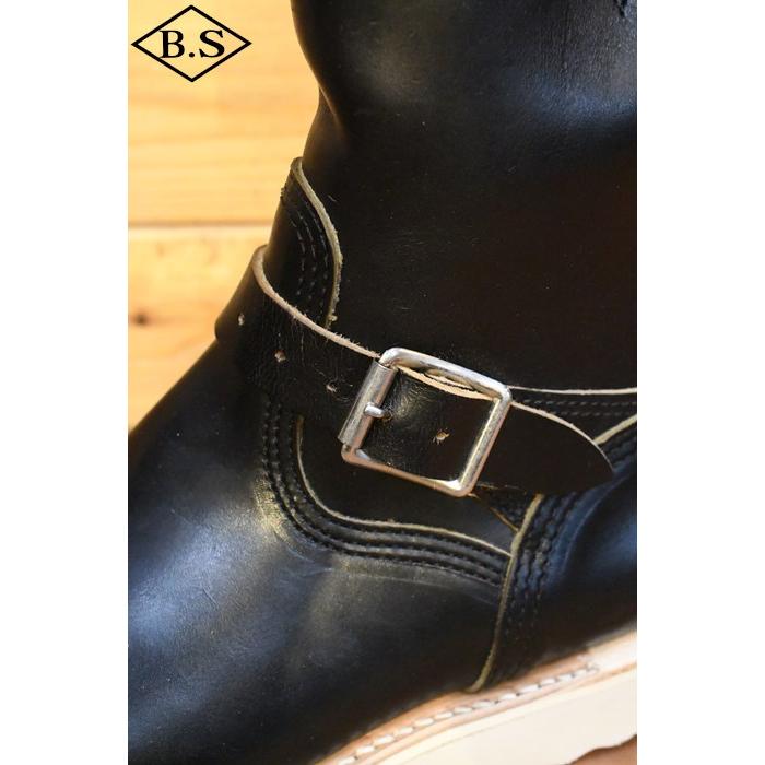 メイカーズ MAKERS エンジニアブーツ HSB-04 10inch ENGINEER BOOTS ITALIAN HORSE BUTT イタリアンホースバット トラクションソール BLACKの画像