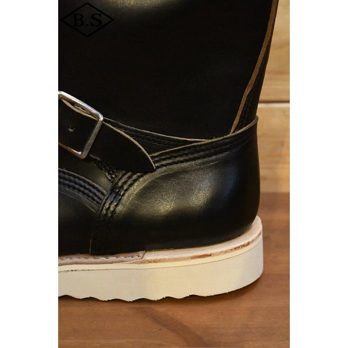 メイカーズ MAKERS エンジニアブーツ HSB-04 10inch ENGINEER BOOTS ITALIAN HORSE BUTT イタリアンホースバット トラクションソール BLACKの画像