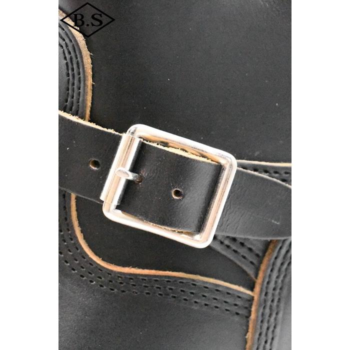 メイカーズ MAKERS ブーツ Short Engineer Boots”MARYAM HORSE BUTT” ブラックの画像