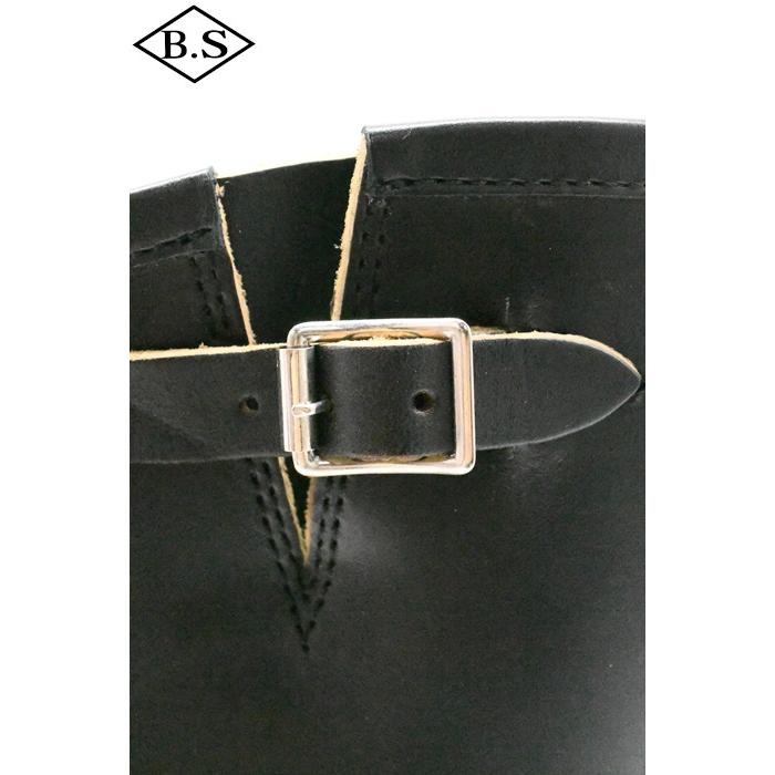 メイカーズ MAKERS ブーツ Short Engineer Boots”MARYAM HORSE BUTT” ブラックの画像