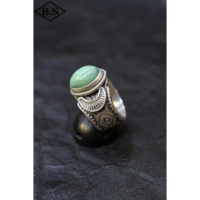 インディアンジュエリー INDIAN JEWELRY 小物 リング ナバホ族 BO GRAY REEVES ボーリーブス 20.5号の画像