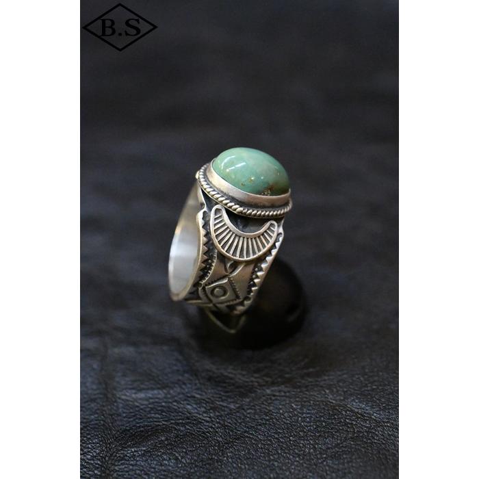 インディアンジュエリー INDIAN JEWELRY 小物 リング ナバホ族 BO GRAY REEVES ボーリーブス 20.5号の画像