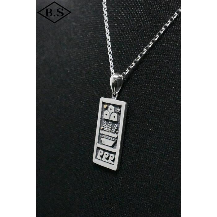 インディアンジュエリー INDIAN JEWELRY 小物 ネックレス サントドミンゴ（Kewa Pueblo）ジョセフ・コリス JosephCoriz オーバレイ シルバー&14K Aの画像