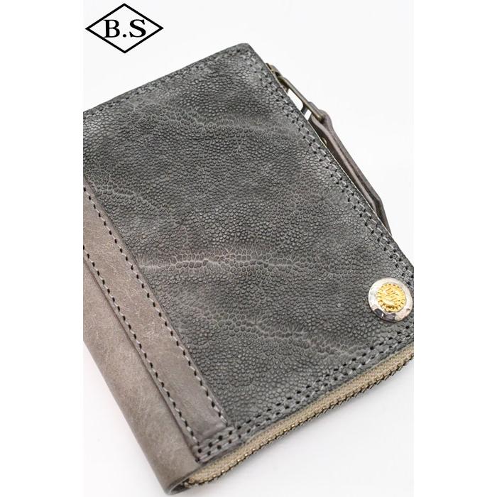 Leather & Silver MOTO のレザーウォレットです。 モト LEATHER & SILVER MOTO 3つ折り ミニウォレット W6R
