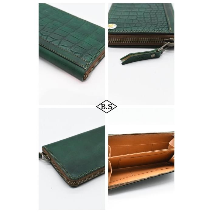 LEATHER & SILVER MOTO モト MOTO ウォレット FW1NC ヌメクロコダイル