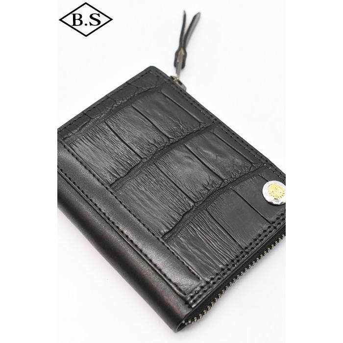 LEATHER & SILVER MOTO モト MOTO ウォレット FW4NC ヌメクロコダイル