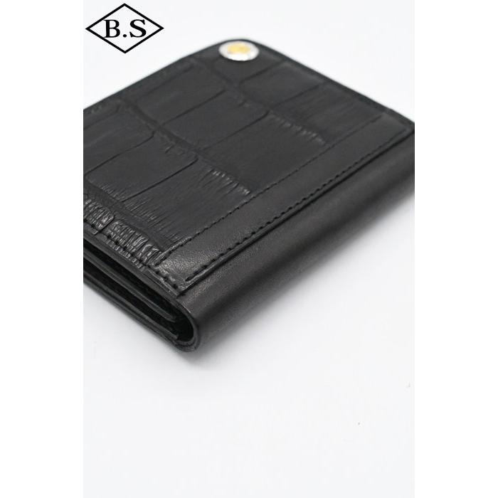 LEATHER & SILVER MOTO モト MOTO ウォレット FW4NC ヌメクロコダイル
