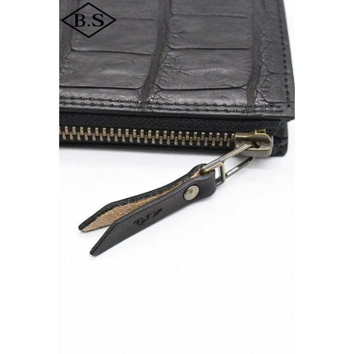 LEATHER & SILVER MOTO モト MOTO ウォレット FW4NC ヌメクロコダイル