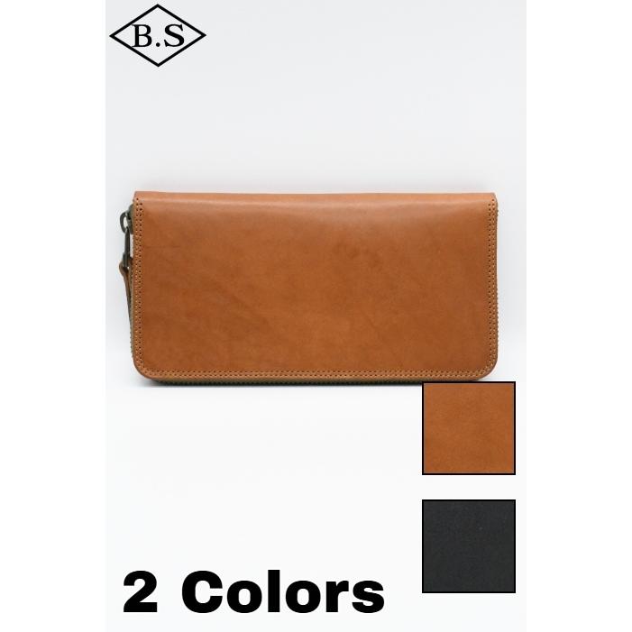 LEATHER & SILVER MOTO モト MOTO ウォレットFW1 ZIP LONG WALLET