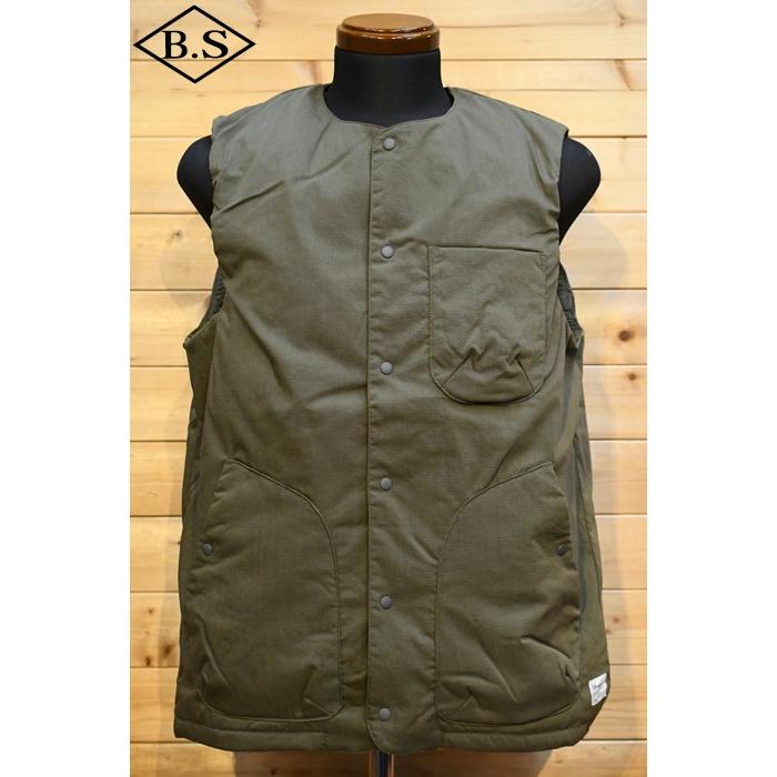 ナンガ NANGA ベスト TAKIBI RIPSTOP INNER DOWN VEST(MEN) タキビリップストップインナーダウンベスト