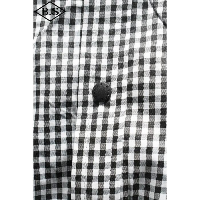 NANGA（ナンガ） シャツ GINGHAM CHECK CAMP SHIRT BLACK ギンガム