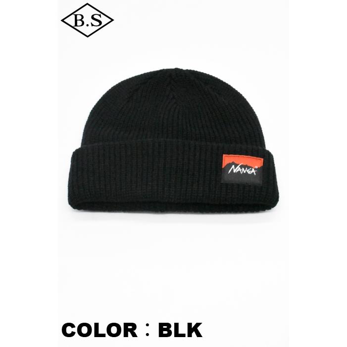NANGA（ナンガ） ニットキャップ BOX LOGO BULKY BEANIE ボックスロゴ