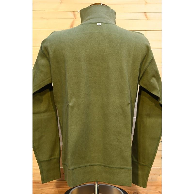 ナイジェル ケーボン 長袖Ｔシャツ Nigel Cabourn 8041-00-20030 4way ハイネックシャツ グリーン｜barnstormer2｜03