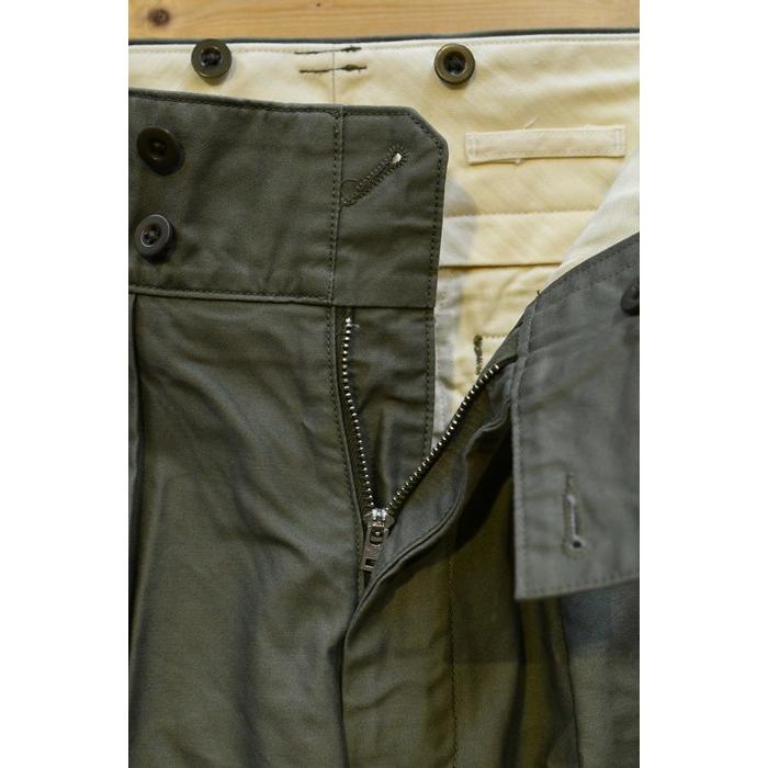 ナイジェルケーボン Nigel Cabourn パンツ 80460050010 50s BATTLE DRESS MODIFIED PANT 2023 50sバトルドレスモディファイドパンツ グリーンの画像