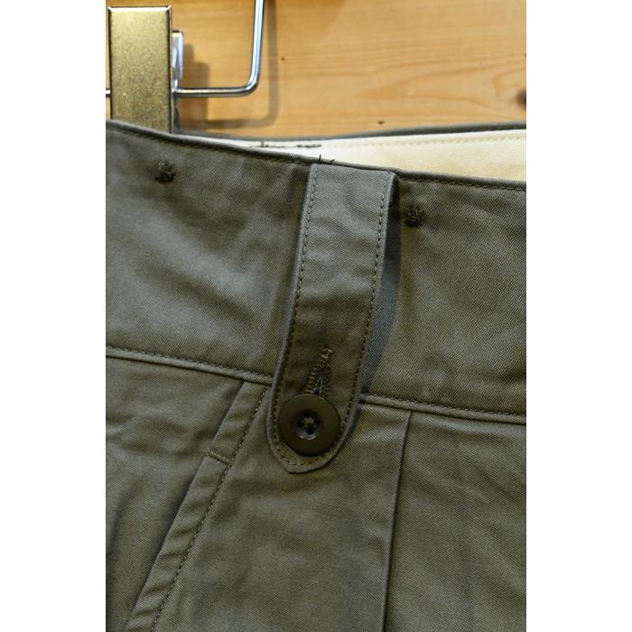 ナイジェルケーボン Nigel Cabourn パンツ 80460050010 50s BATTLE DRESS MODIFIED PANT 2023 50sバトルドレスモディファイドパンツ グリーンの画像