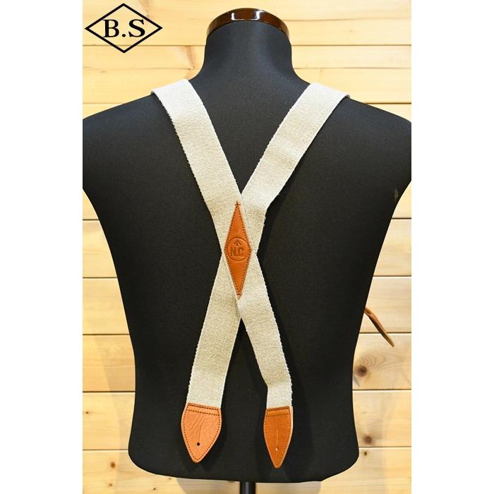 ナイジェル ケーボン Nigel Cabourn 小物 80480064001 US ARMY SUSPENDER LINEN US アーミーサスペンダーリネン アイボリー｜barnstormer2｜02