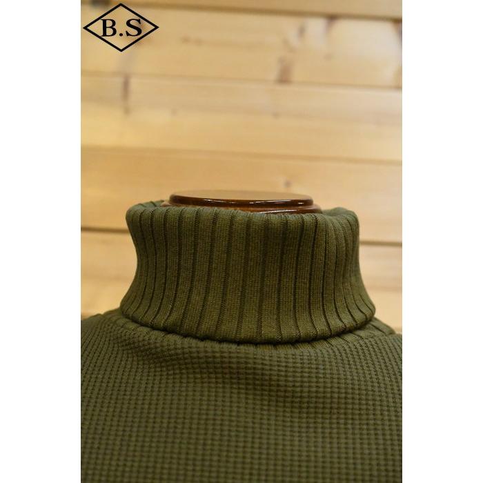 ナイジェルケーボン Nigel Cabourn 長袖Tシャツ 80470020025 TURTLE NECK WAFFLE タートルネック ワッフル｜barnstormer2｜10