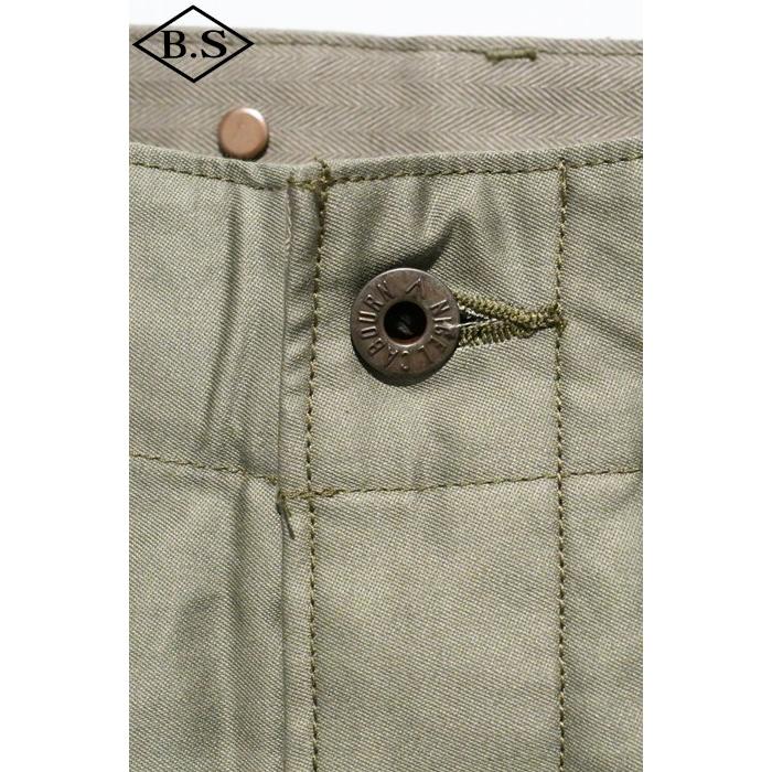 ナイジェルケーボン Nigel Cabourn ショートパンツ 80500051007 M-43 MODIFY SHORT モディファイショーツ LIGHT MOLESKIN ライトモールスキン GREEN_3