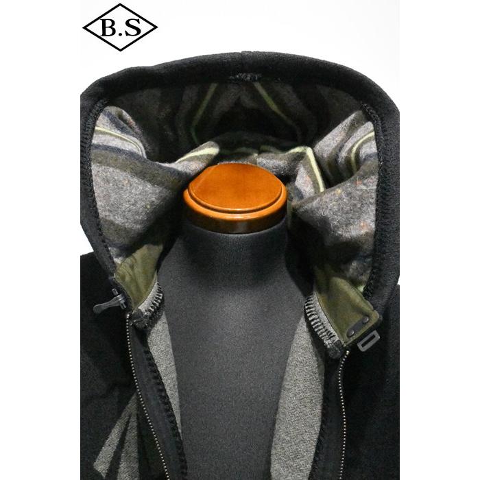 ナイジェルケーボン Nigel Cabourn アウター 80510000000 WAITING COAT RAG JACQUARD ウェイティングコート ラグジャカード チャコールグレーの画像
