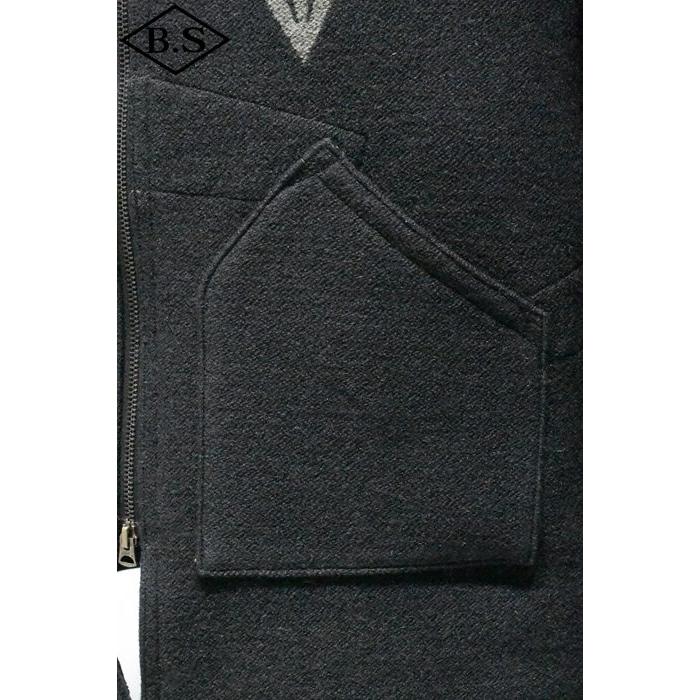 ナイジェルケーボン Nigel Cabourn アウター 80510000000 WAITING COAT RAG JACQUARD ウェイティングコート ラグジャカード チャコールグレーの画像