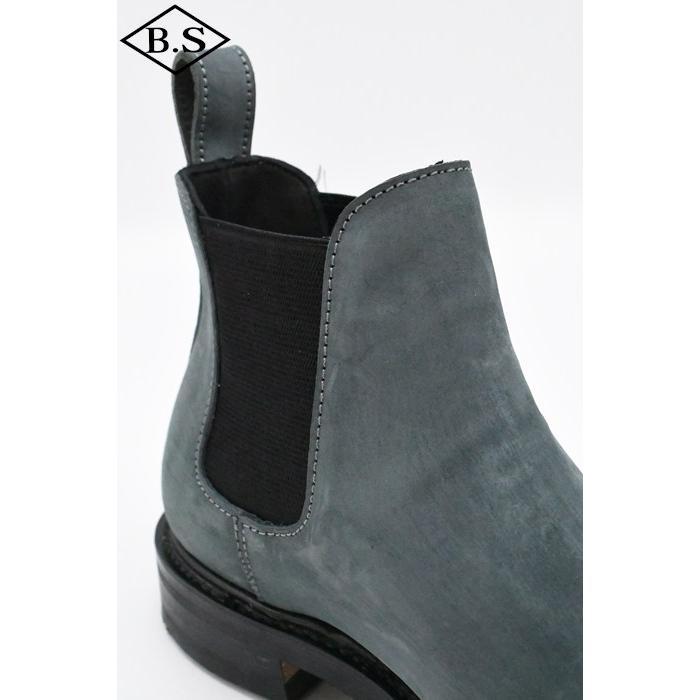 ノリエイ NORIEI ブーツ 10706 SIDE GORE BOOTS (CORDOVAN) GREYの画像
