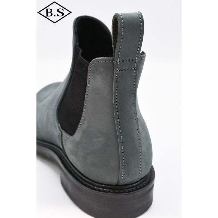 NORIEI ノリエイ ブーツ 10706 SIDE GORE BOOTS (CORDOVAN) GREY