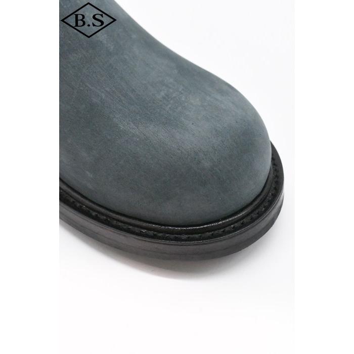 NORIEI ノリエイ ブーツ 10706 SIDE GORE BOOTS (CORDOVAN) GREY