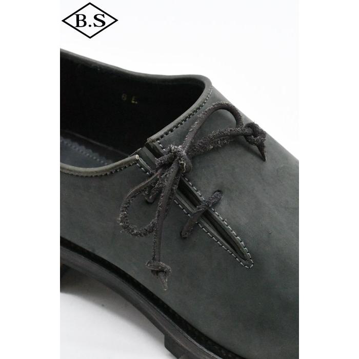 ノリエイ NORIEI ブーツ 10311 SIDE LACE SHOES (CORDOVAN) Greyの画像