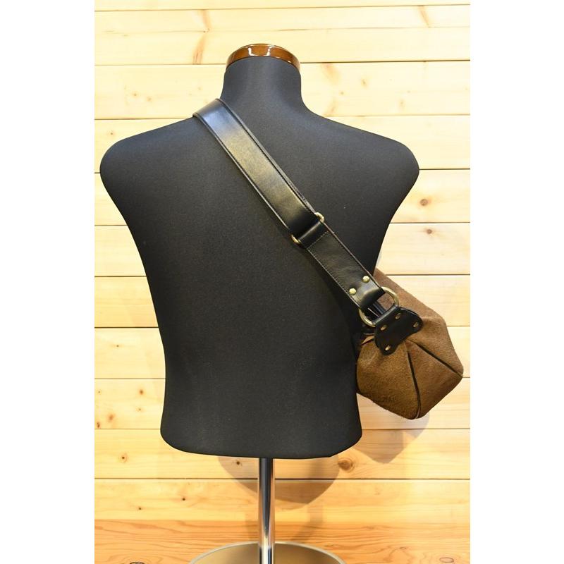 オーパス インセプション OPUS INCEPTION バッグ IPHSB-03R HORSE HIDE BANANA BAG ホースハイド バナナバッグ ブラウン×ブラックの画像